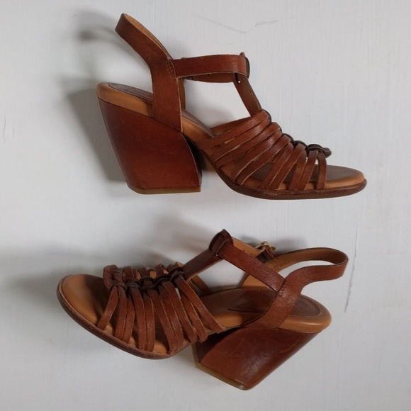 Korks by Kork Ease Cruz Leather Sandal Heels 7 - Picture 6 of 8